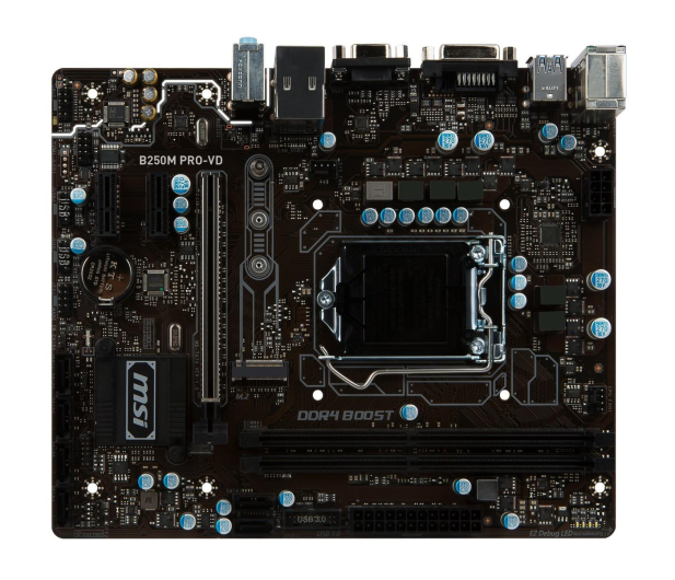 MSI B250M PRO-VD (3xPCI-E DDR4 USB3.1/M.2) - 342131 - zdjęcie 4